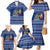 Anguilla Christmas Family Matching Mermaid Dress and Hawaiian Shirt with Santa Pineapple Floral Tree Island Crest and Tropical Pattern Design - Wonder Print Shop