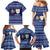 Anguilla Christmas Family Matching Mermaid Dress and Hawaiian Shirt with Santa Pineapple Floral Tree Island Crest and Tropical Pattern Design - Wonder Print Shop