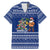 Anguilla Christmas Family Matching Mermaid Dress and Hawaiian Shirt with Santa Pineapple Floral Tree Island Crest and Tropical Pattern Design - Wonder Print Shop