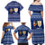 Anguilla Christmas Family Matching Off Shoulder Maxi Dress and Hawaiian Shirt with Santa Pineapple Floral Tree Island Crest and Tropical Pattern Design - Wonder Print Shop