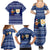 Anguilla Christmas Family Matching Summer Maxi Dress and Hawaiian Shirt with Santa Pineapple Floral Tree Island Crest and Tropical Pattern Design - Wonder Print Shop