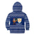 Anguilla Christmas Kid Hoodie with Santa Pineapple Floral Tree Island Crest and Tropical Pattern Design - Wonder Print Shop