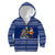 Anguilla Christmas Kid Hoodie with Santa Pineapple Floral Tree Island Crest and Tropical Pattern Design - Wonder Print Shop