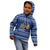 Anguilla Christmas Kid Hoodie with Santa Pineapple Floral Tree Island Crest and Tropical Pattern Design - Wonder Print Shop