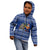 Anguilla Christmas Kid Hoodie with Santa Pineapple Floral Tree Island Crest and Tropical Pattern Design - Wonder Print Shop
