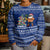 Anguilla Christmas Kid Ugly Christmas Sweater with Santa Pineapple Floral Tree Island Crest and Tropical Pattern Design - Wonder Print Shop