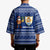 Anguilla Christmas Kimono with Santa Pineapple Floral Tree Island Crest and Tropical Pattern Design - Wonder Print Shop