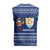 Anguilla Christmas Knitted V-Neck Vest with Santa Pineapple Floral Tree Island Crest and Tropical Pattern Design - Wonder Print Shop