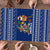 Anguilla Christmas Puzzle with Santa Pineapple Floral Tree Island Crest and Tropical Pattern Design - Wonder Print Shop