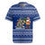 Anguilla Christmas Rugby Jersey with Santa Pineapple Floral Tree Island Crest and Tropical Pattern Design - Wonder Print Shop