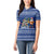 Anguilla Christmas Women Polo Shirt with Santa Pineapple Floral Tree Island Crest and Tropical Pattern Design - Wonder Print Shop