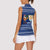 Anguilla Christmas Women Sleeveless Polo Shirt with Santa Pineapple Floral Tree Island Crest and Tropical Pattern Design - Wonder Print Shop