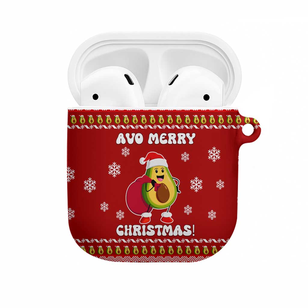 Avo Merry Christmas AirPods Case Xmas Holiday Patterns - Wonder Print Shop
