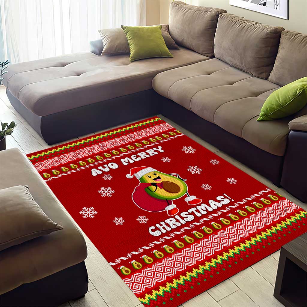Avo Merry Christmas Area Rug Xmas Holiday Patterns - Wonder Print Shop