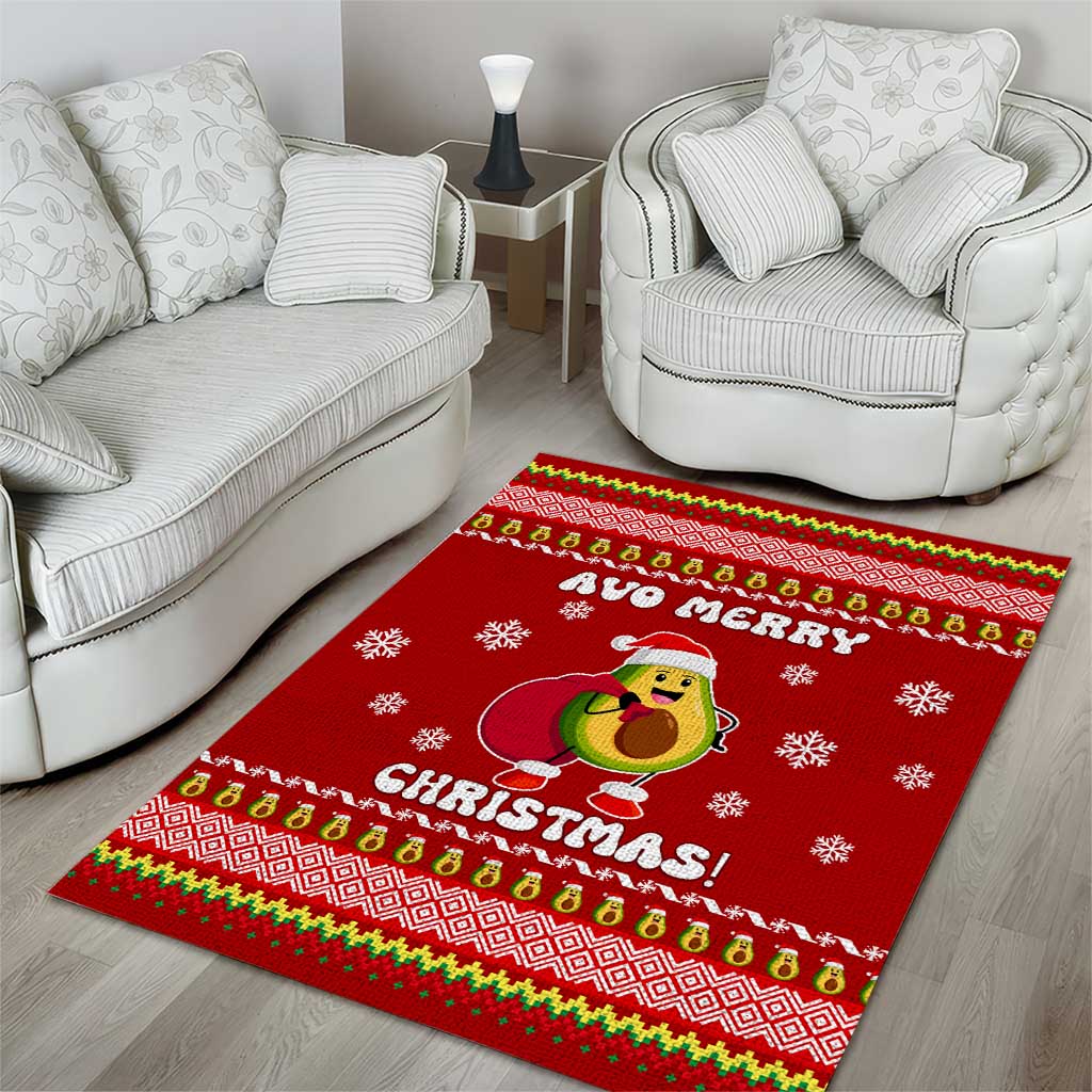 Avo Merry Christmas Area Rug Xmas Holiday Patterns - Wonder Print Shop