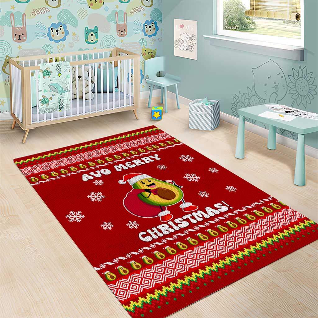 Avo Merry Christmas Area Rug Xmas Holiday Patterns - Wonder Print Shop