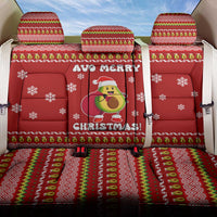 Avo Merry Christmas Back Car Seat Cover Xmas Holiday Patterns - Wonder Print Shop