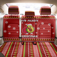Avo Merry Christmas Back Car Seat Cover Xmas Holiday Patterns - Wonder Print Shop