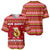Avo Merry Christmas Baseball Jersey Xmas Holiday Patterns - Wonder Print Shop