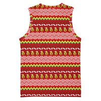 Avo Merry Christmas Basketball Jersey Xmas Holiday Patterns - Wonder Print Shop
