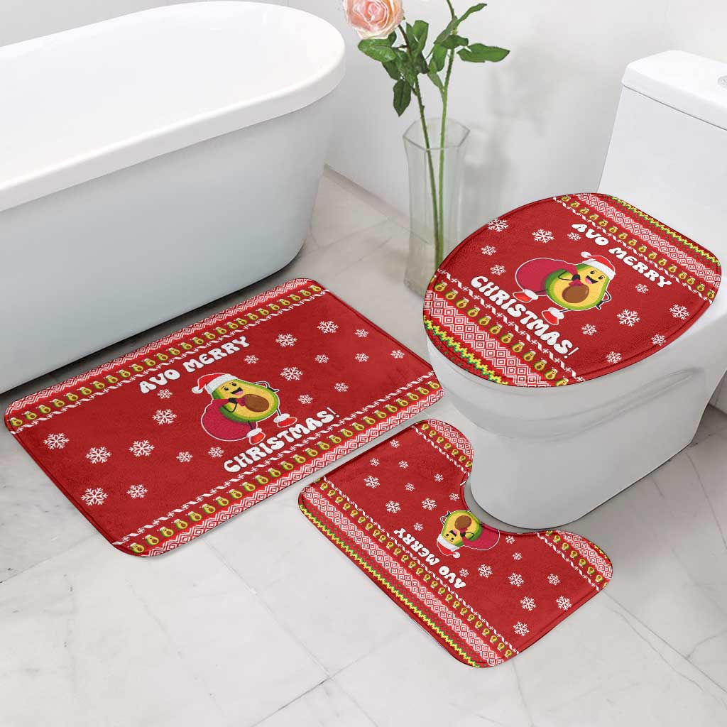 Avo Merry Christmas Bathroom Set Xmas Holiday Patterns - Wonder Print Shop