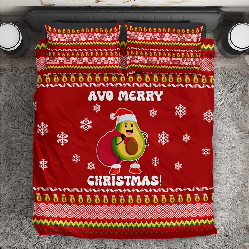 Avo Merry Christmas Bedding Set Xmas Holiday Patterns - Wonder Print Shop
