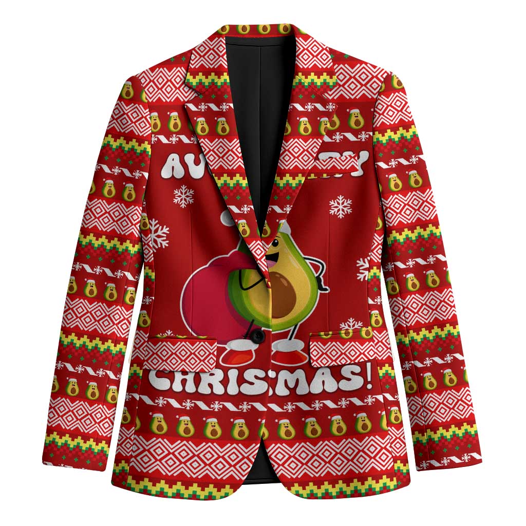 Avo Merry Christmas Blazer Xmas Holiday Patterns - Wonder Print Shop