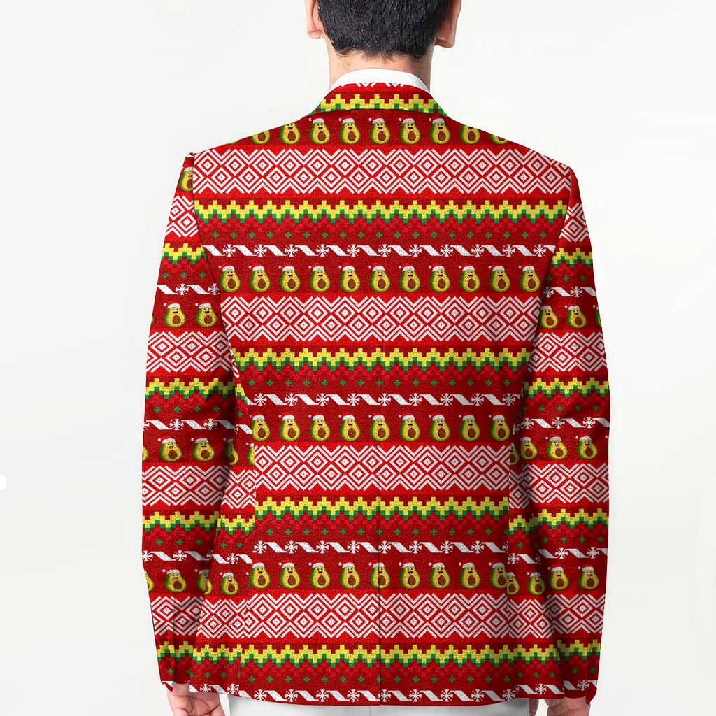 Avo Merry Christmas Blazer Xmas Holiday Patterns - Wonder Print Shop