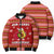 Avo Merry Christmas Bomber Puffer Jacket Xmas Holiday Patterns - Wonder Print Shop