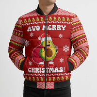 Avo Merry Christmas Bomber Puffer Jacket Xmas Holiday Patterns - Wonder Print Shop