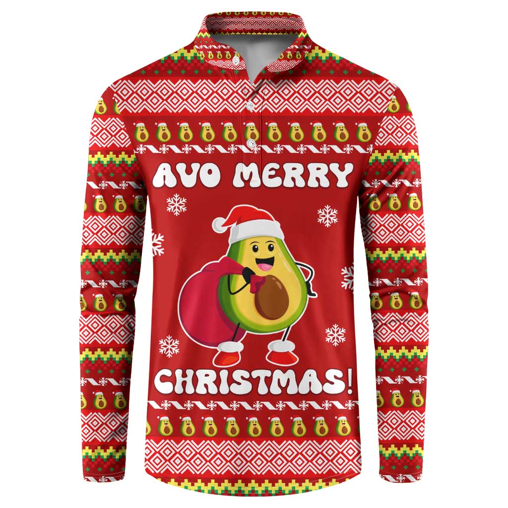 Avo Merry Christmas Button Sweatshirt Xmas Holiday Patterns - Wonder Print Shop