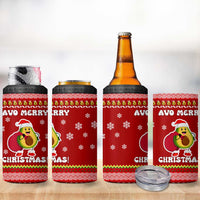 Avo Merry Christmas 4 in 1 Can Cooler Tumbler Xmas Holiday Patterns - Wonder Print Shop