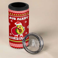 Avo Merry Christmas 4 in 1 Can Cooler Tumbler Xmas Holiday Patterns - Wonder Print Shop