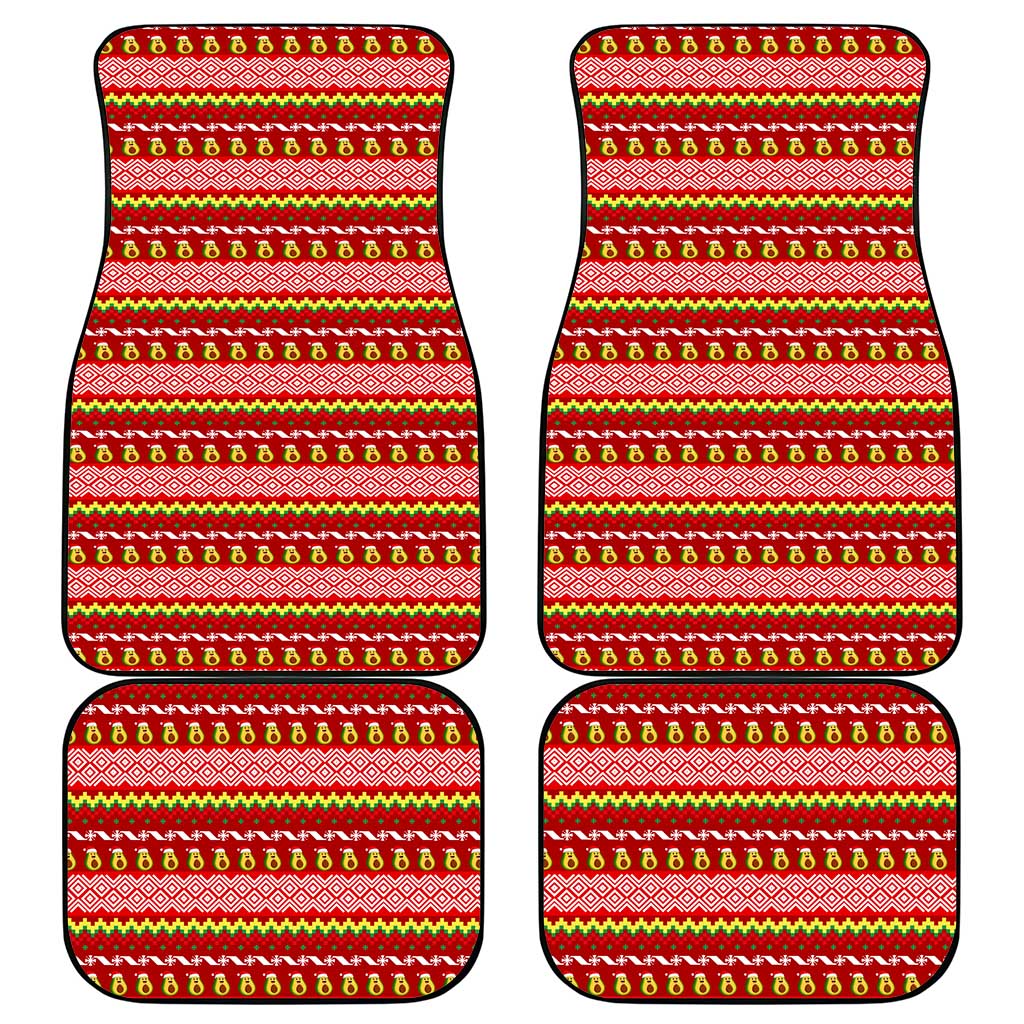 Avo Merry Christmas Car Mats Xmas Holiday Patterns - Wonder Print Shop