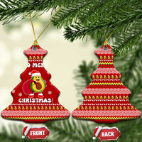Avo Merry Christmas Ceramic Ornament Xmas Holiday Patterns - Wonder Print Shop