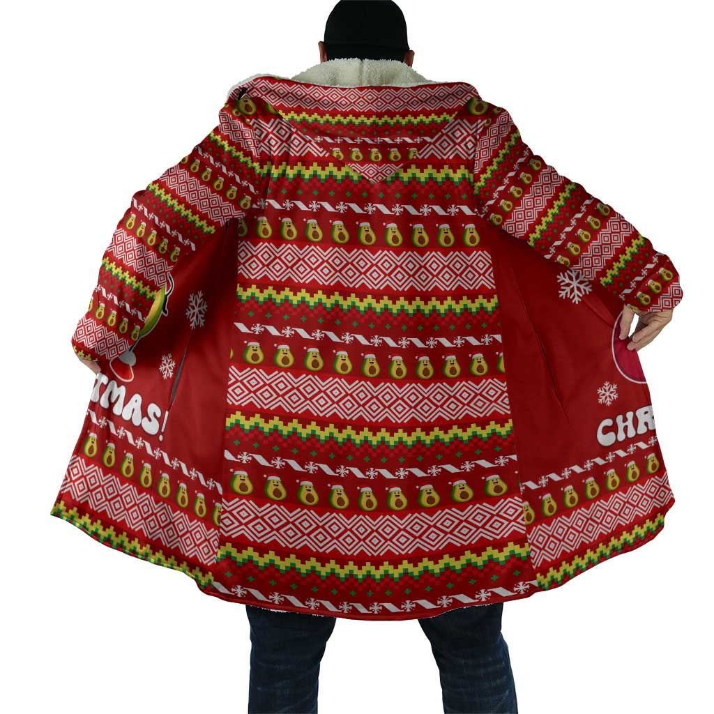 Avo Merry Christmas Cloak Xmas Holiday Patterns - Wonder Print Shop