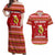 Avo Merry Christmas Couples Matching Off Shoulder Maxi Dress and Hawaiian Shirt Xmas Holiday Patterns - Wonder Print Shop
