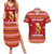 Avo Merry Christmas Couples Matching Summer Maxi Dress and Hawaiian Shirt Xmas Holiday Patterns - Wonder Print Shop
