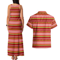 Avo Merry Christmas Couples Matching Tank Maxi Dress and Hawaiian Shirt Xmas Holiday Patterns - Wonder Print Shop