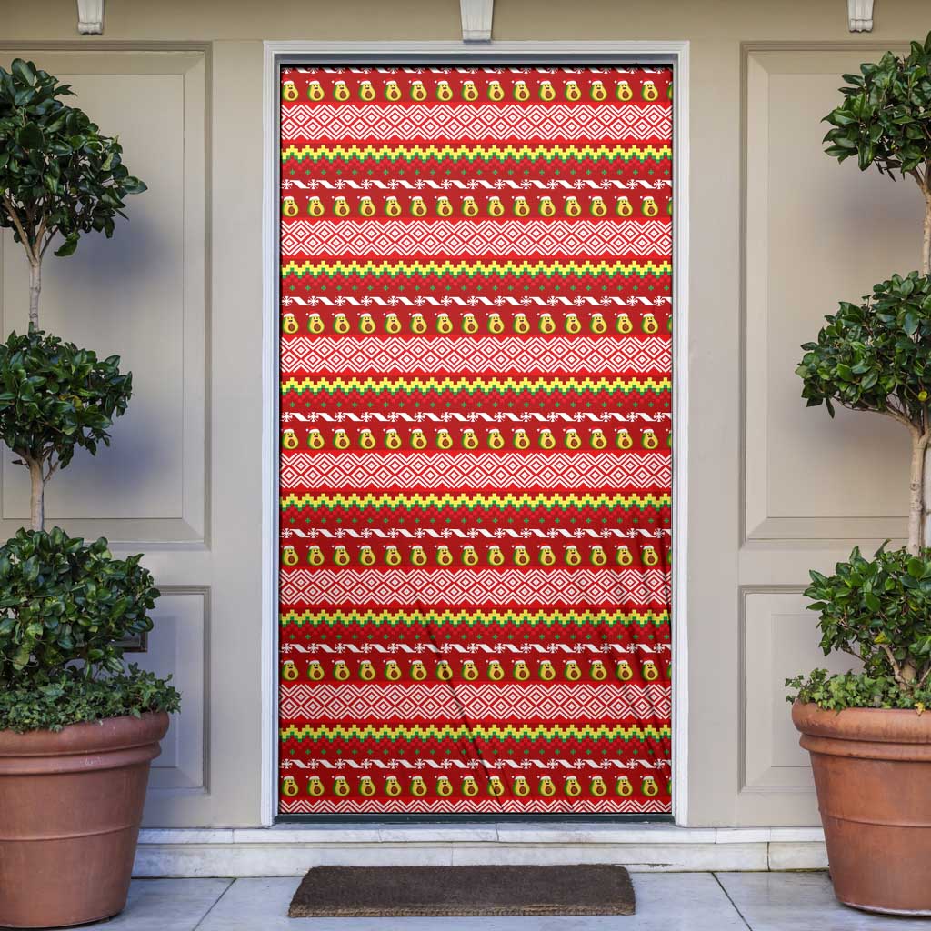 Avo Merry Christmas Door Cover Xmas Holiday Patterns - Wonder Print Shop