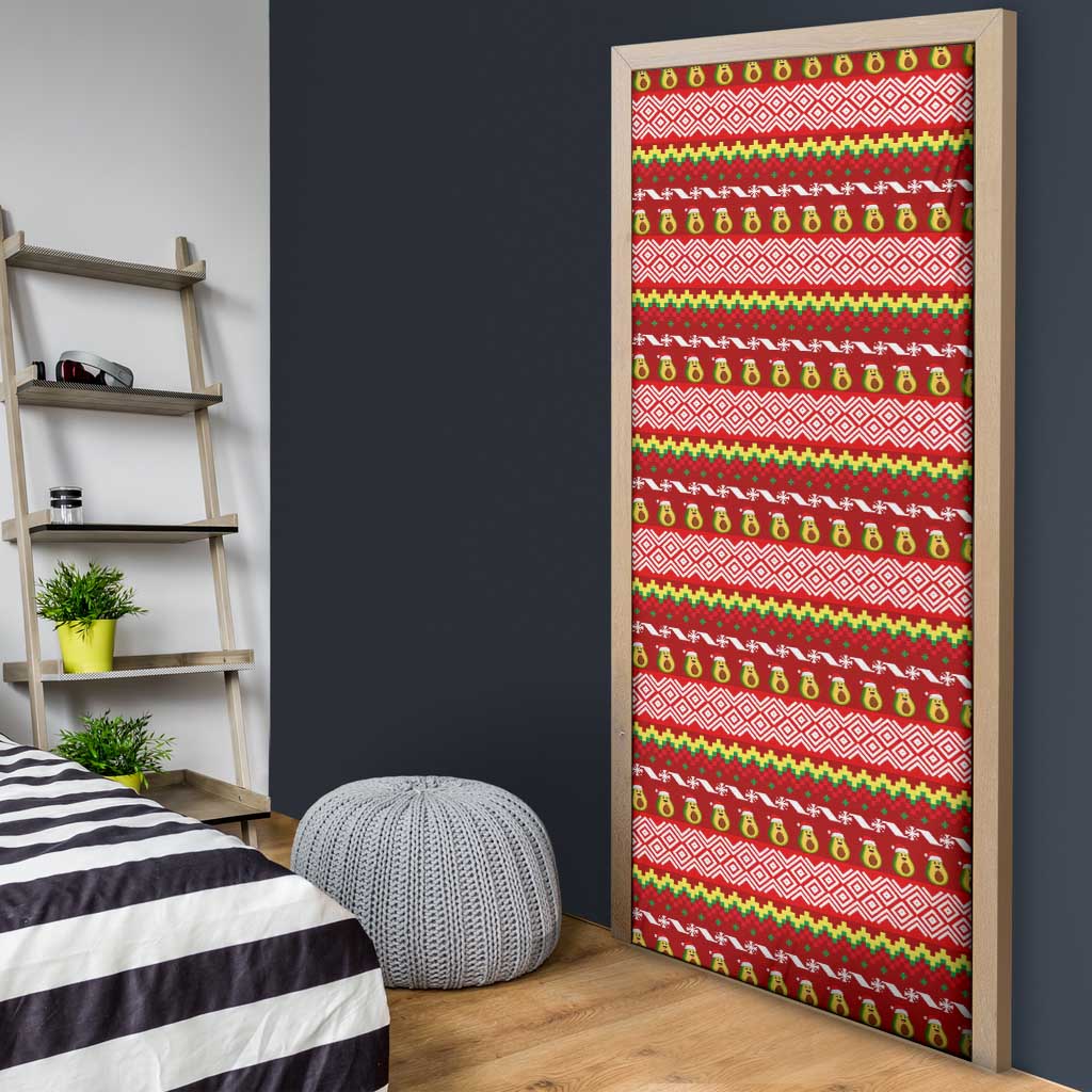 Avo Merry Christmas Door Cover Xmas Holiday Patterns - Wonder Print Shop