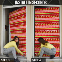 Avo Merry Christmas Door Cover Xmas Holiday Patterns - Wonder Print Shop