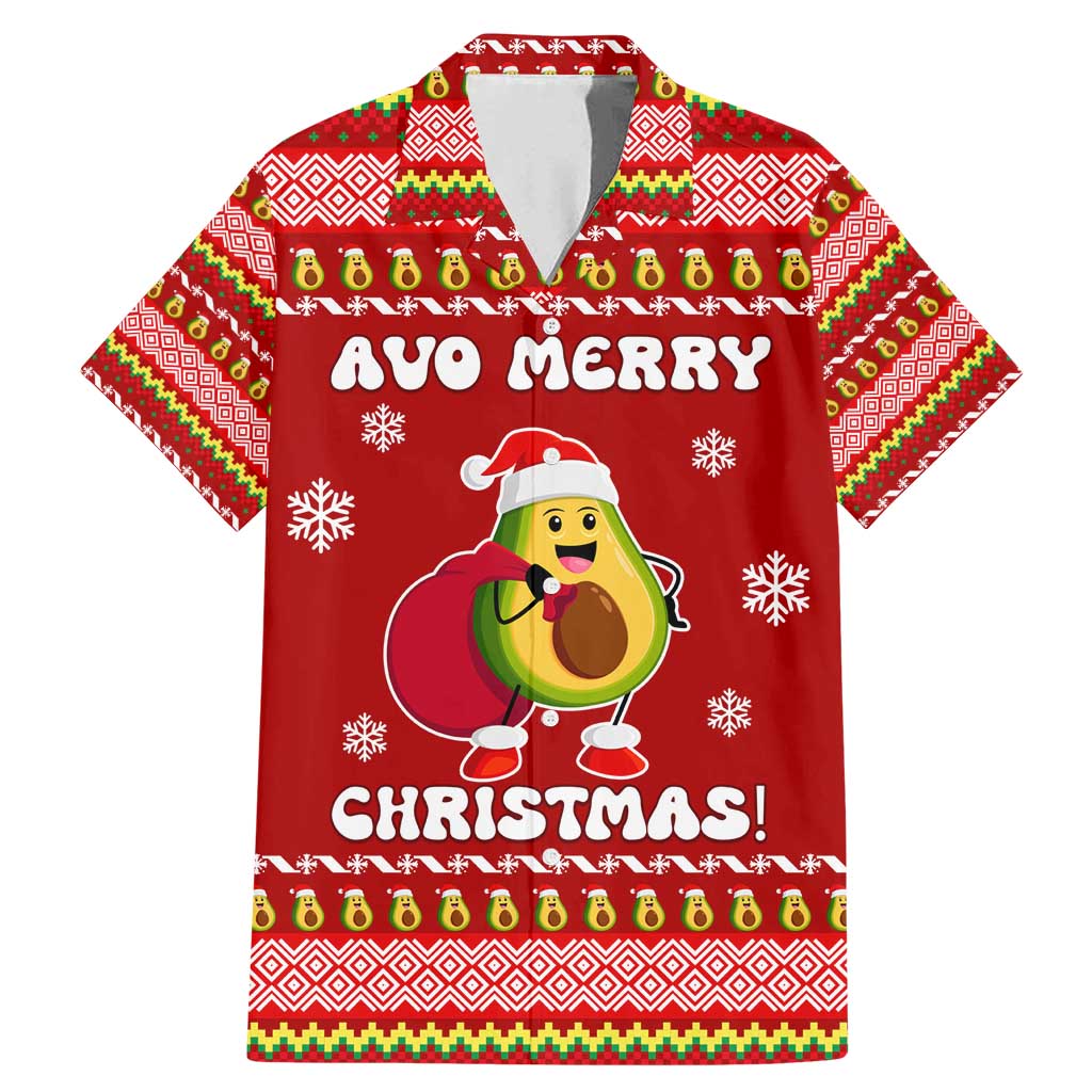 Avo Merry Christmas Family Matching Mermaid Dress and Hawaiian Shirt Xmas Holiday Patterns - Wonder Print Shop
