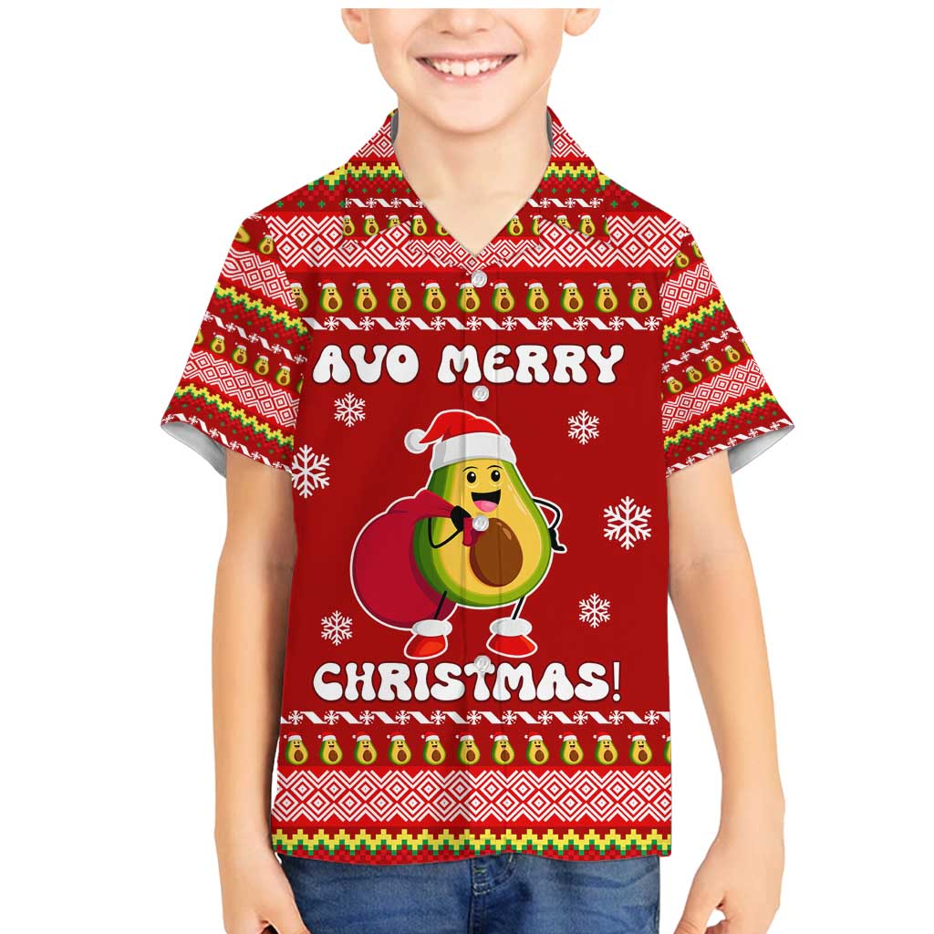 Avo Merry Christmas Family Matching Mermaid Dress and Hawaiian Shirt Xmas Holiday Patterns - Wonder Print Shop