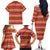 Avo Merry Christmas Family Matching Off The Shoulder Long Sleeve Dress and Hawaiian Shirt Xmas Holiday Patterns - Wonder Print Shop