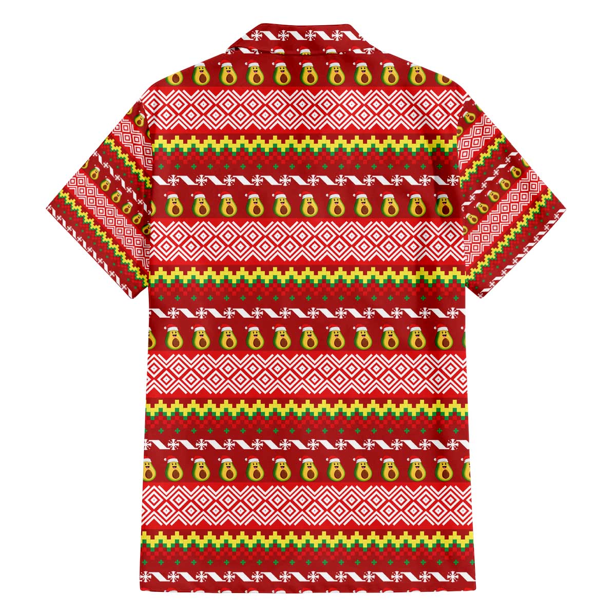 Avo Merry Christmas Family Matching Off The Shoulder Long Sleeve Dress and Hawaiian Shirt Xmas Holiday Patterns - Wonder Print Shop
