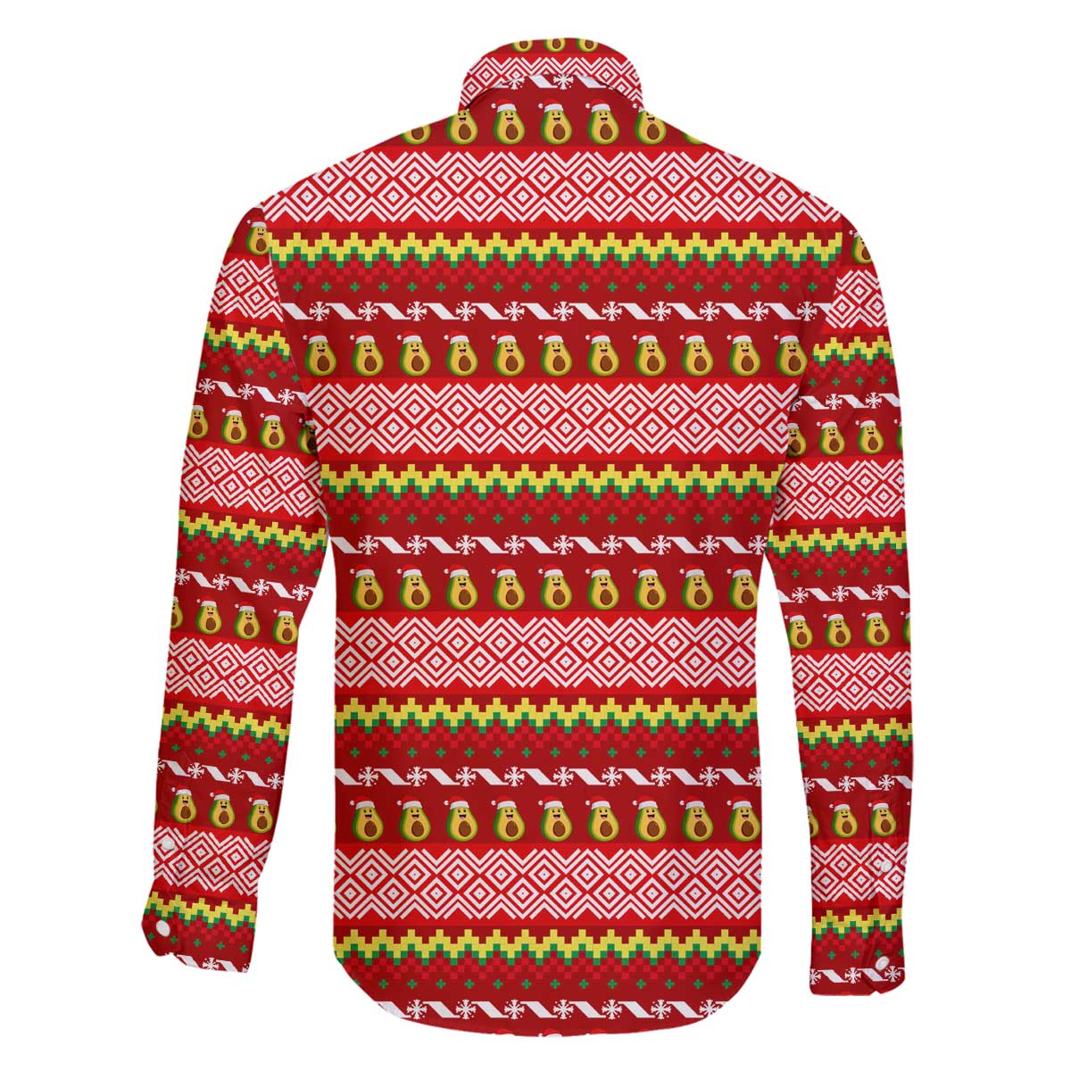 Avo Merry Christmas Family Matching Off The Shoulder Long Sleeve Dress and Hawaiian Shirt Xmas Holiday Patterns - Wonder Print Shop