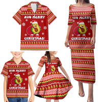 Avo Merry Christmas Family Matching Puletasi and Hawaiian Shirt Xmas Holiday Patterns - Wonder Print Shop