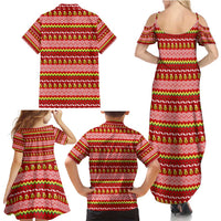 Avo Merry Christmas Family Matching Summer Maxi Dress and Hawaiian Shirt Xmas Holiday Patterns - Wonder Print Shop