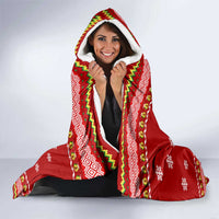 Avo Merry Christmas Hooded Blanket Xmas Holiday Patterns - Wonder Print Shop
